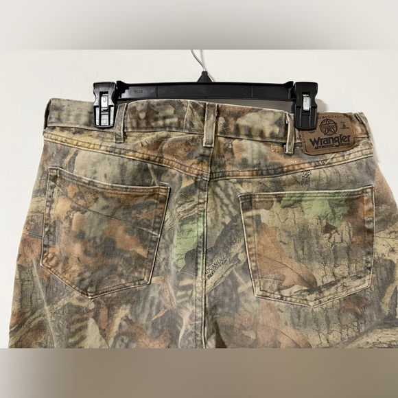 Vintage Wrangler Advantage Camo Double Knee Jeans - Men’s size 38 x 32 - Picture 5 of 9